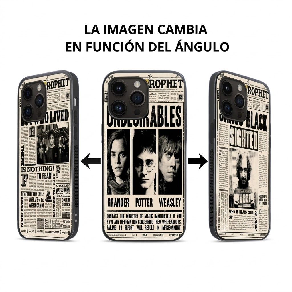 Funda Lenticular 3D Harry potter